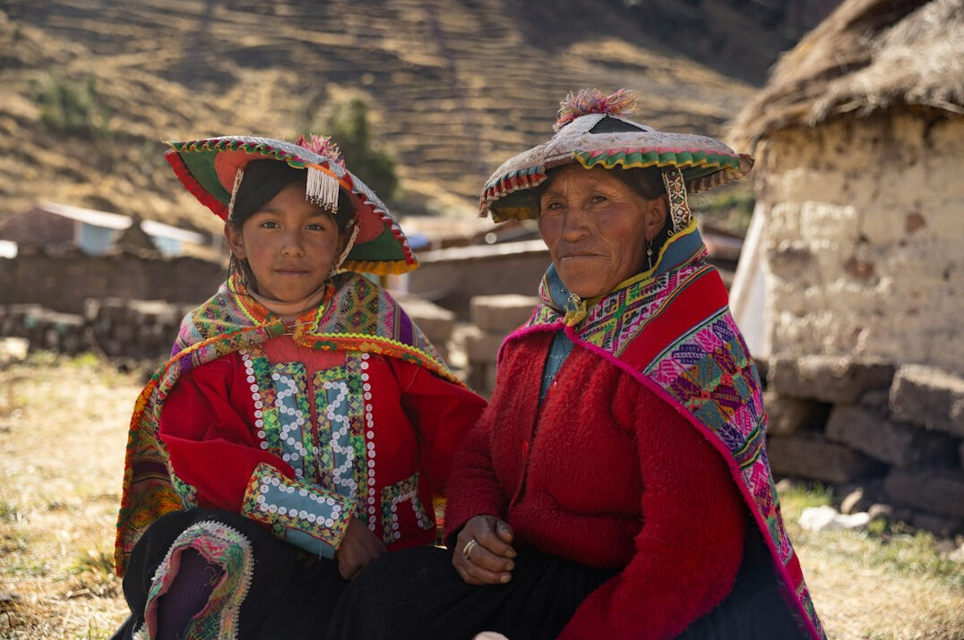 Portrait of a Chilean field researcher of Mapuche heritage